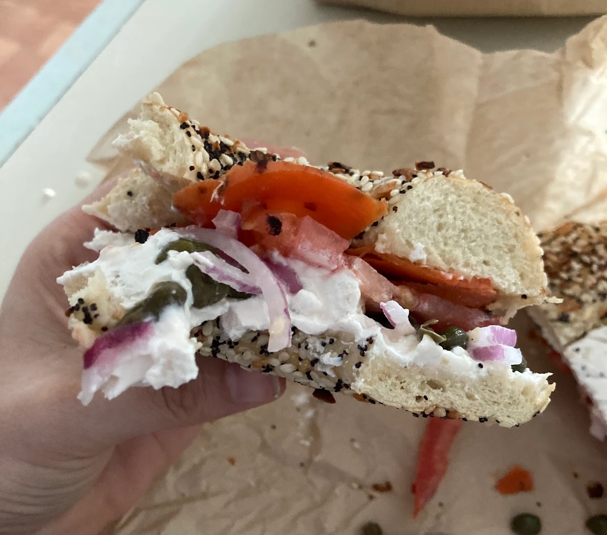 Bagel with Vegan Cream Cheese
