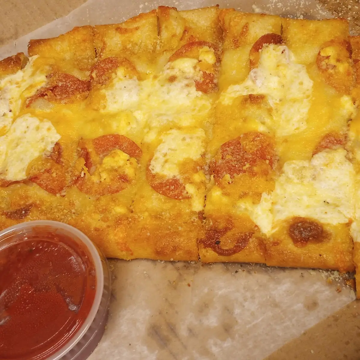 Major Cheese Bread with Pepperoni