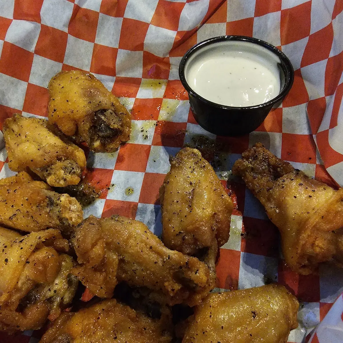 Mango Habanero and Lemon Pepper Wings