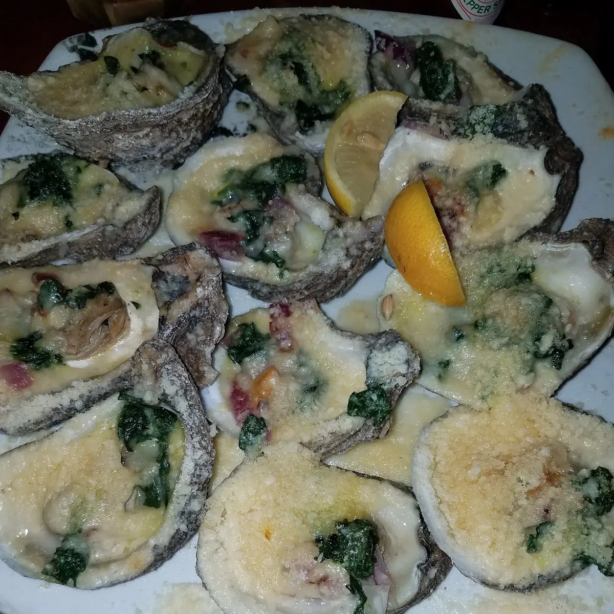 Oysters Rockefeller