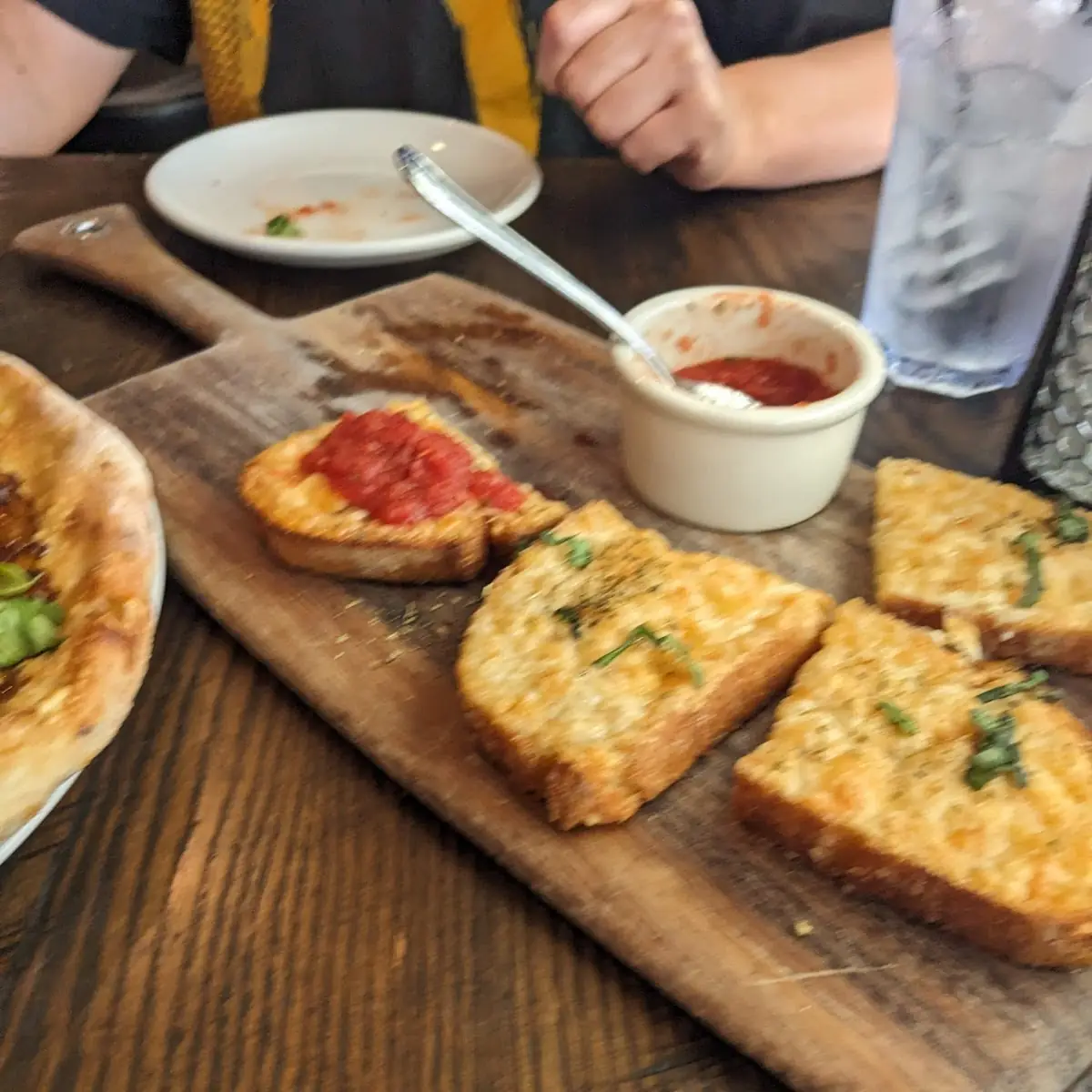 Garlic Bread Bruschetta