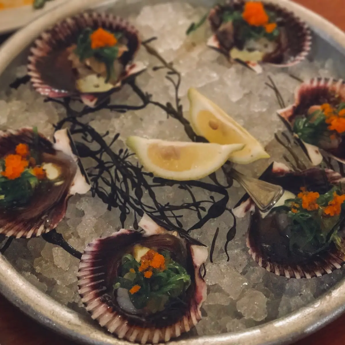 Ponzu Sashimi Sea Scallops