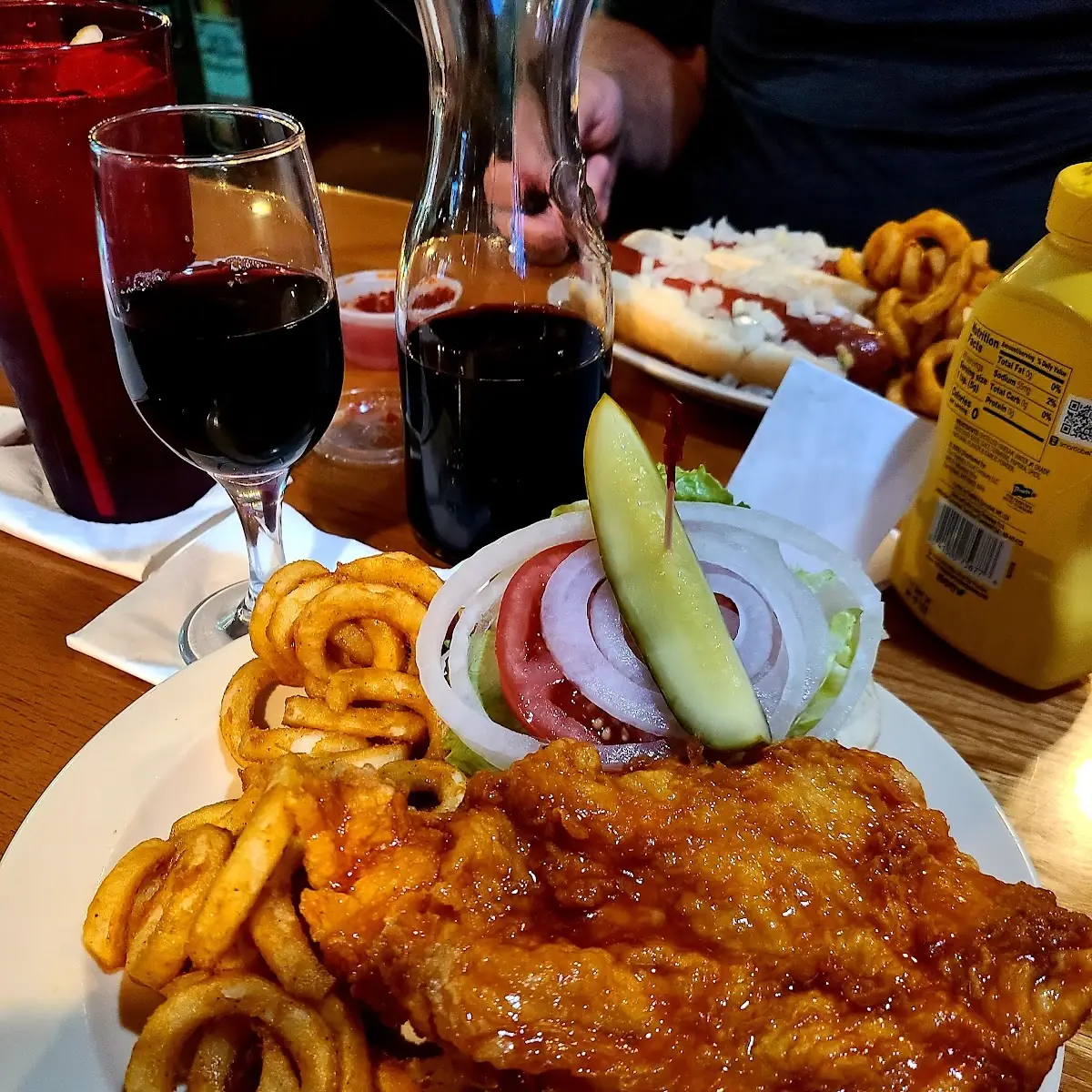 Buffalo Chicken Sandwich on a Kaiser