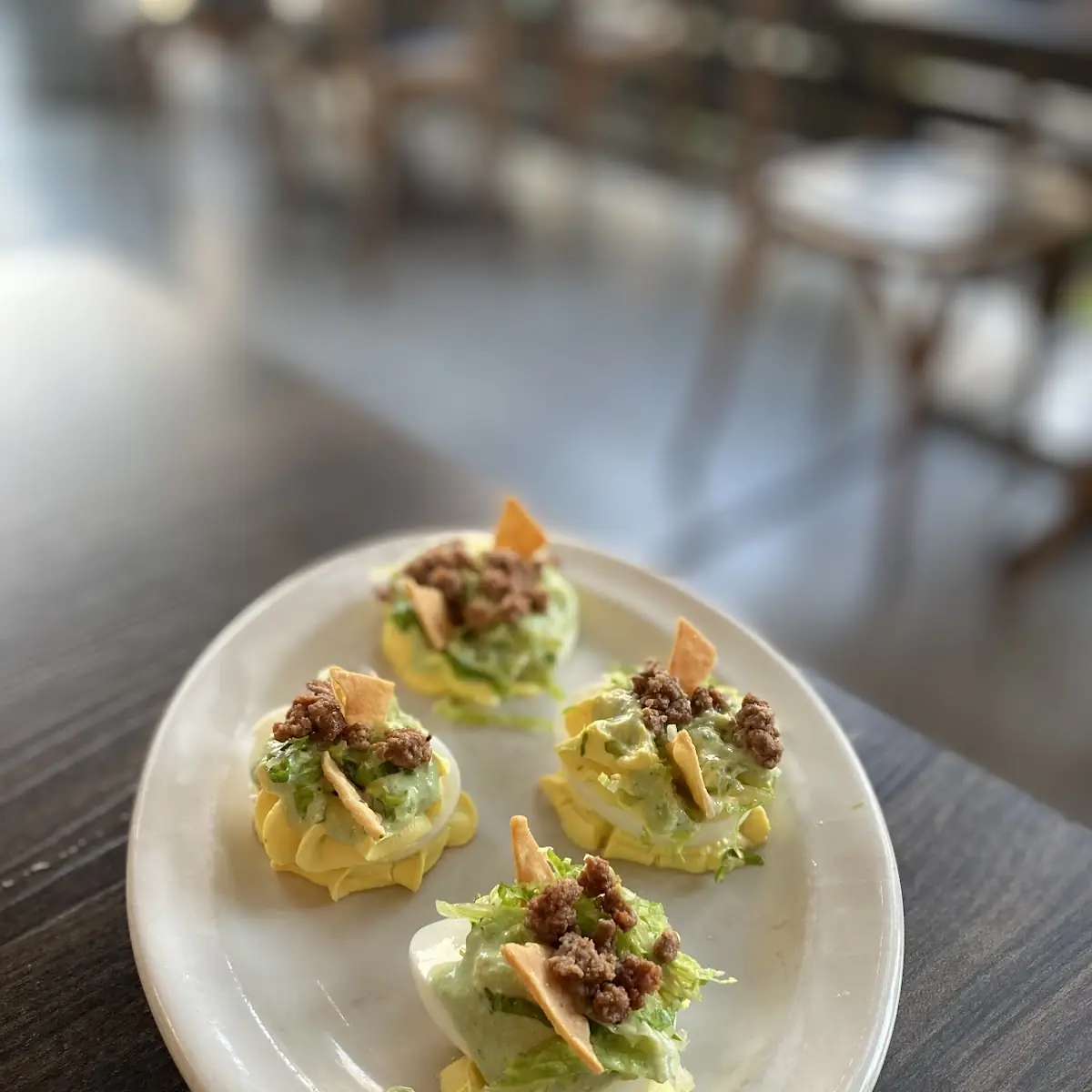 Local Hickman's Farms Deviled Eggs