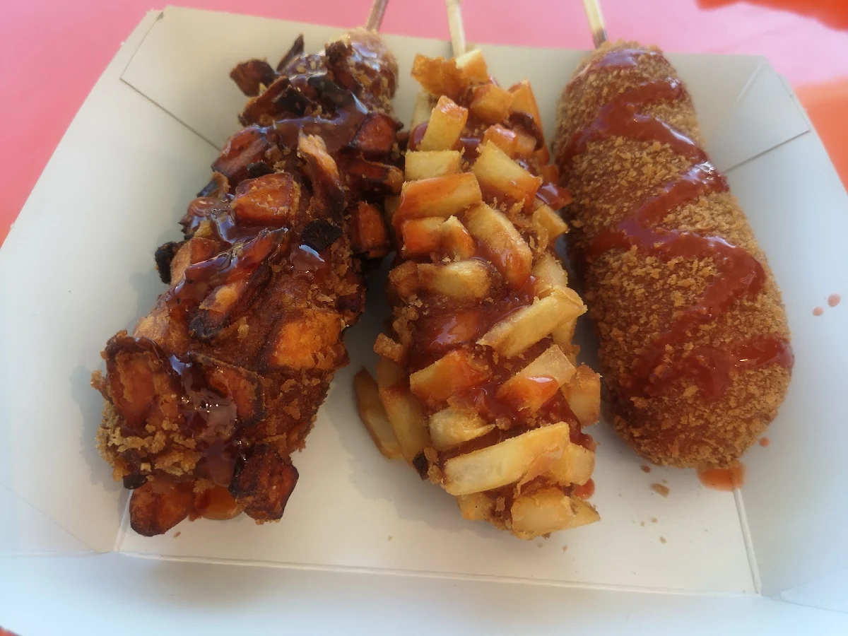 Hotdog Patates Sucree Sweet Potato Hotdog, Chungchun Kogo Coreen