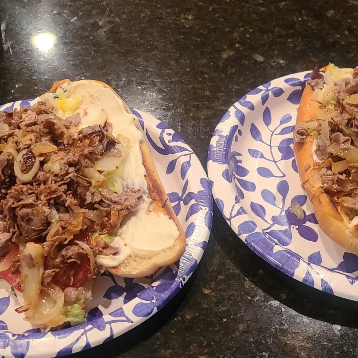 My Home Made Steak Sub