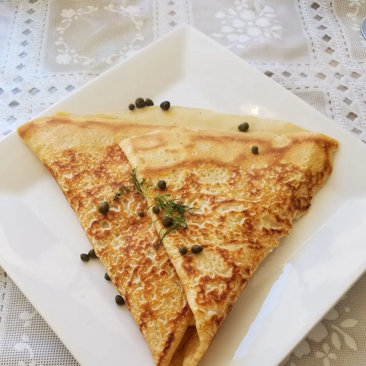 Smoked Salmon Crepe