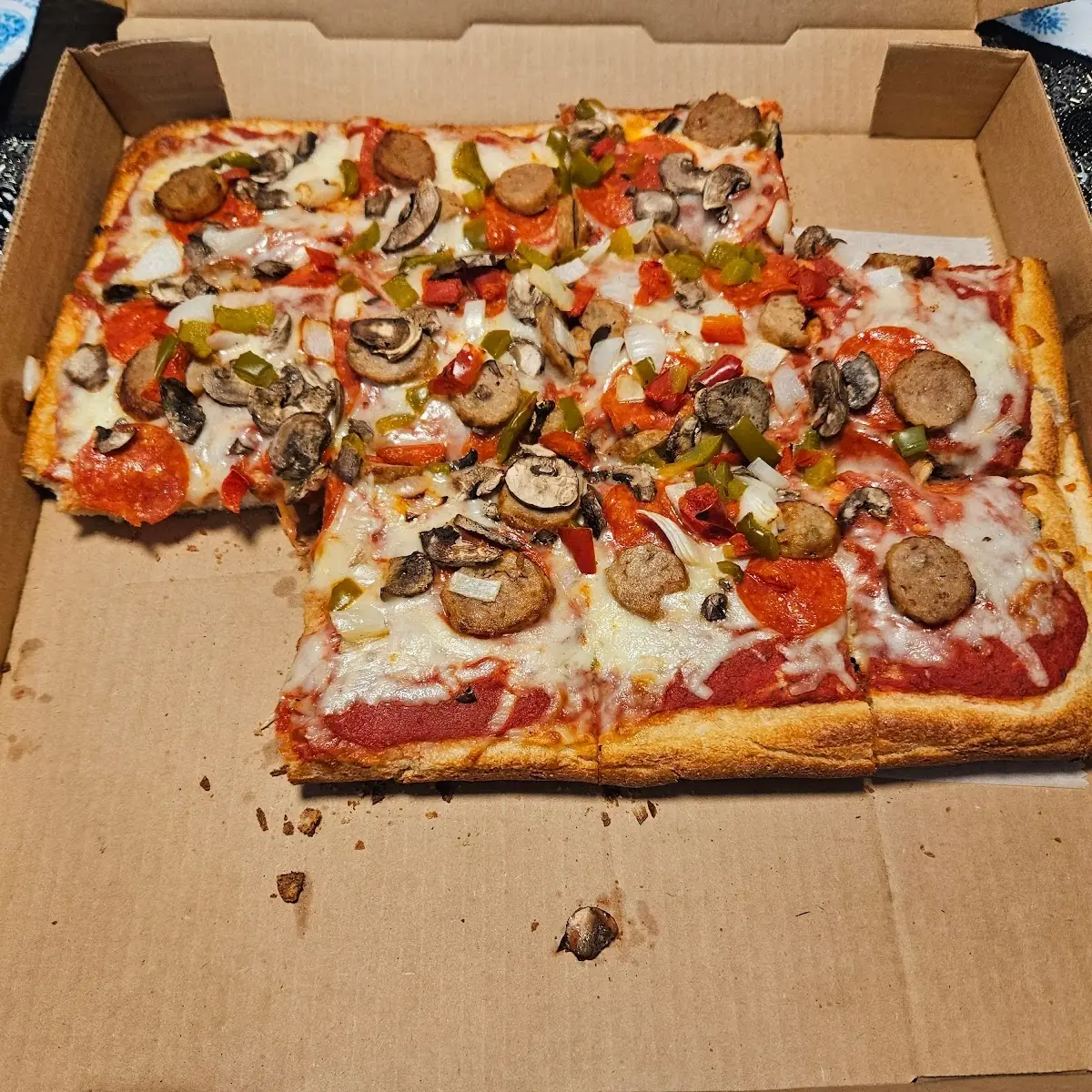Sicilian Veggie Lovers Pizza