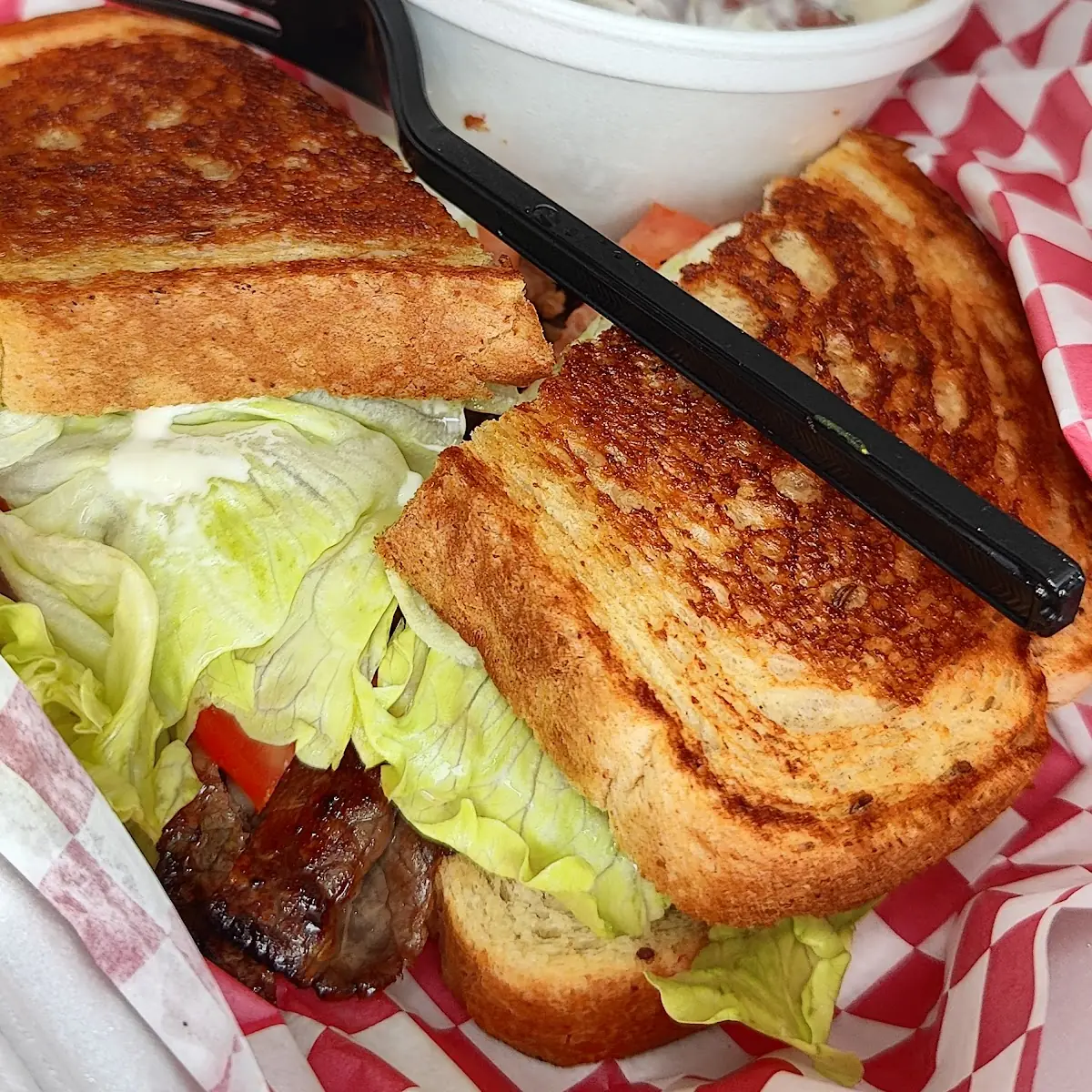 Grilled Roast Beef & Cheese