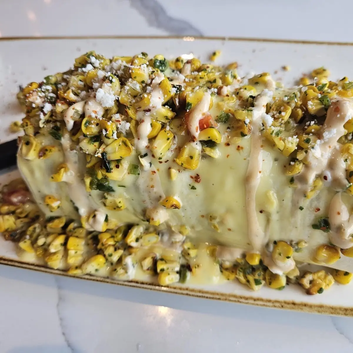 Elote Breakfast Burrito