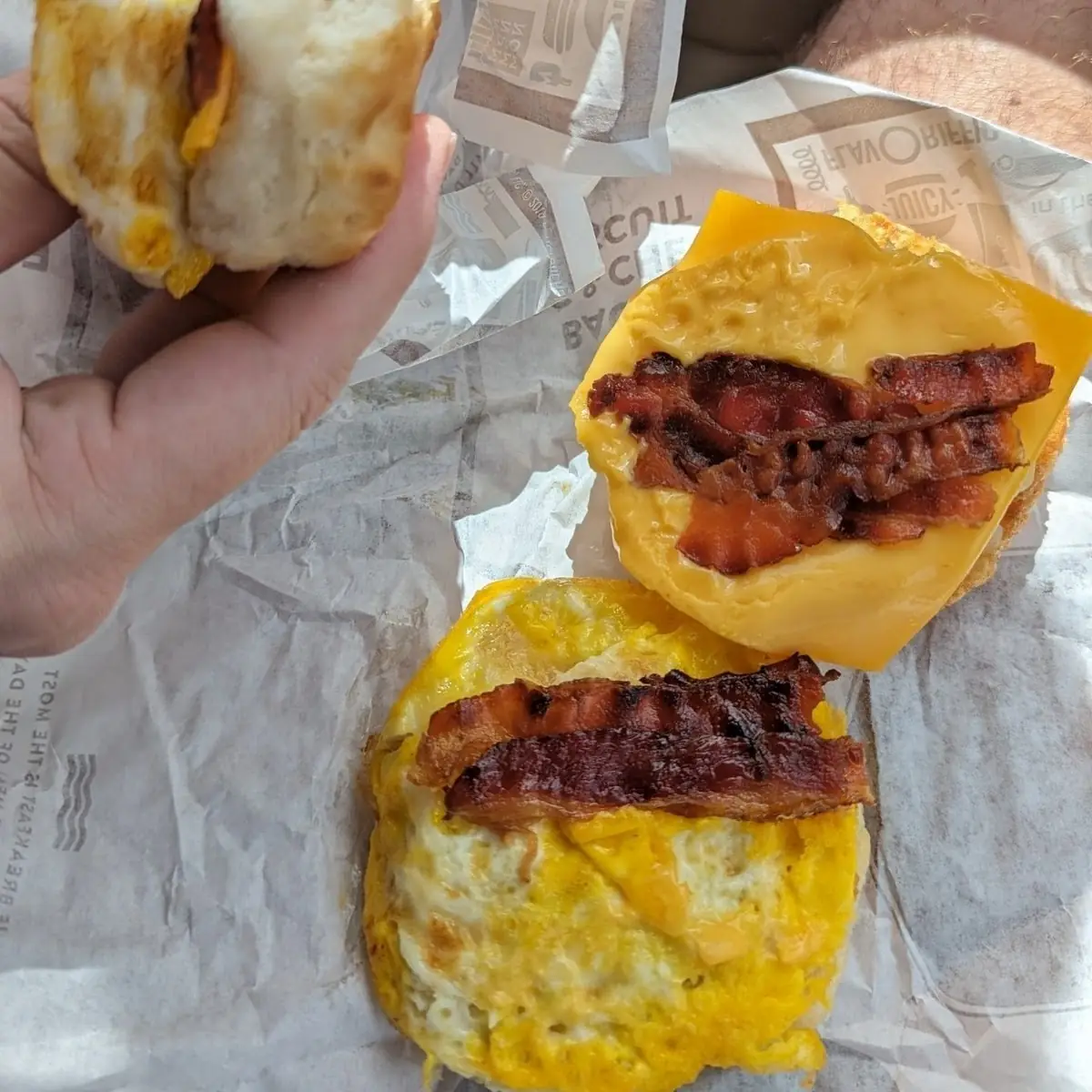 Bacon Egg and Cheese Biscuit