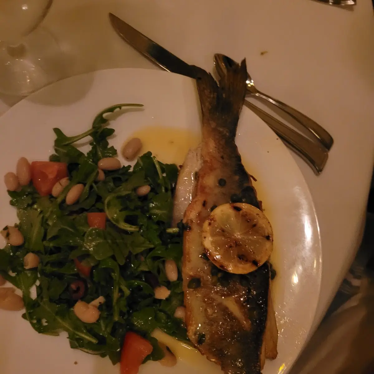 Pan Seared Bronzino