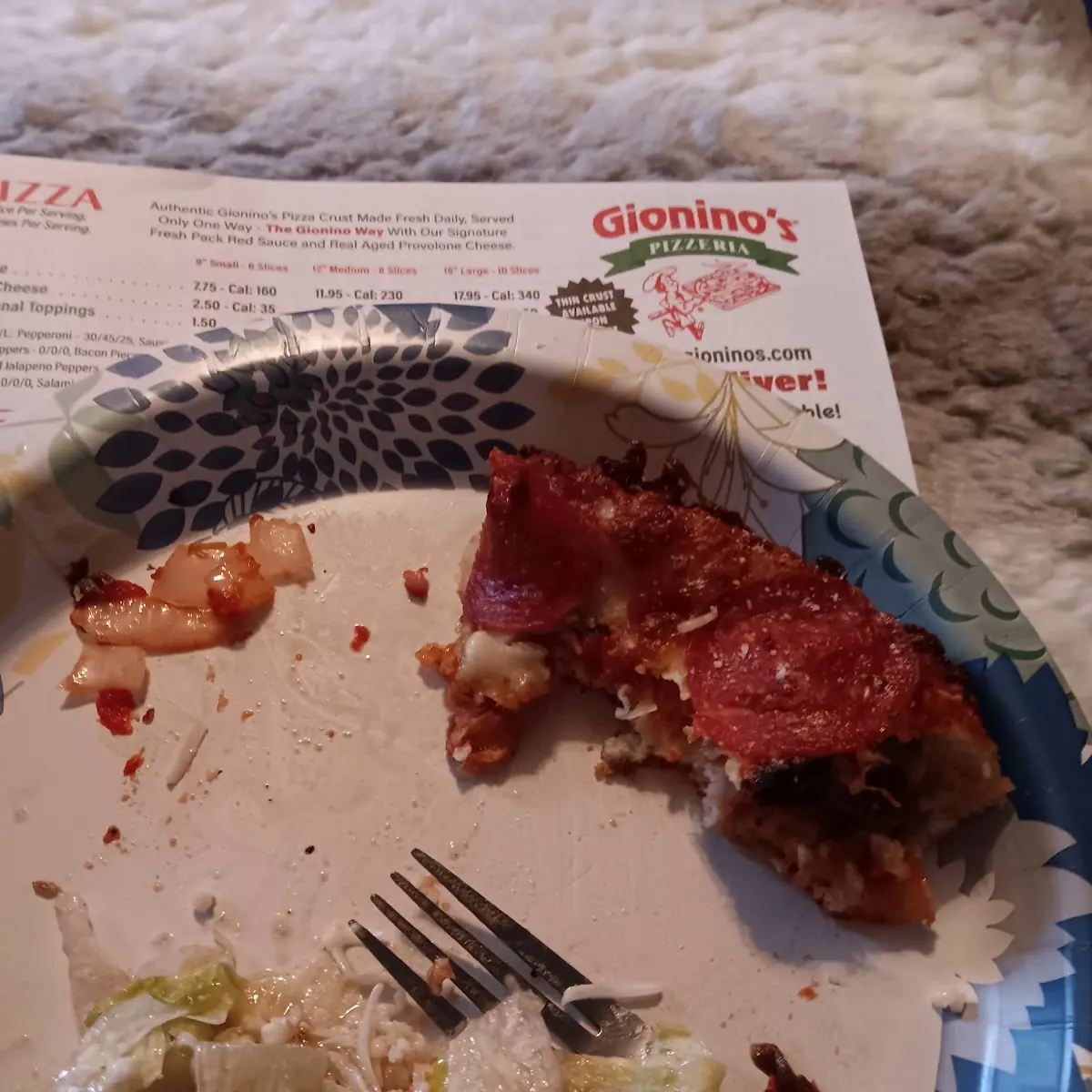 Pizza and Side Salad