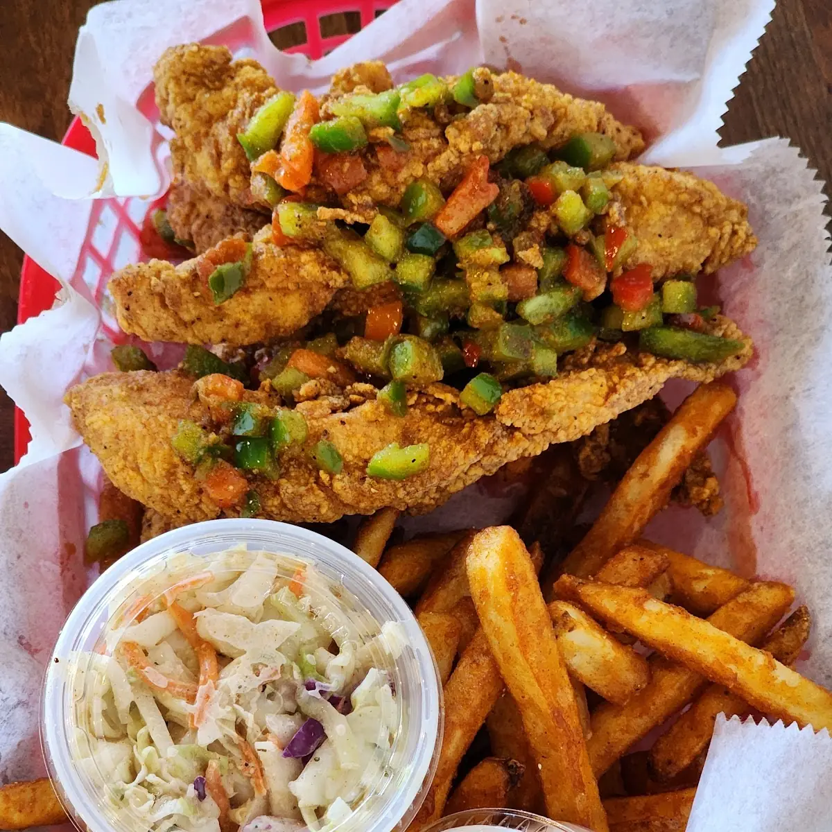 Cajun Chicken Tender Basket