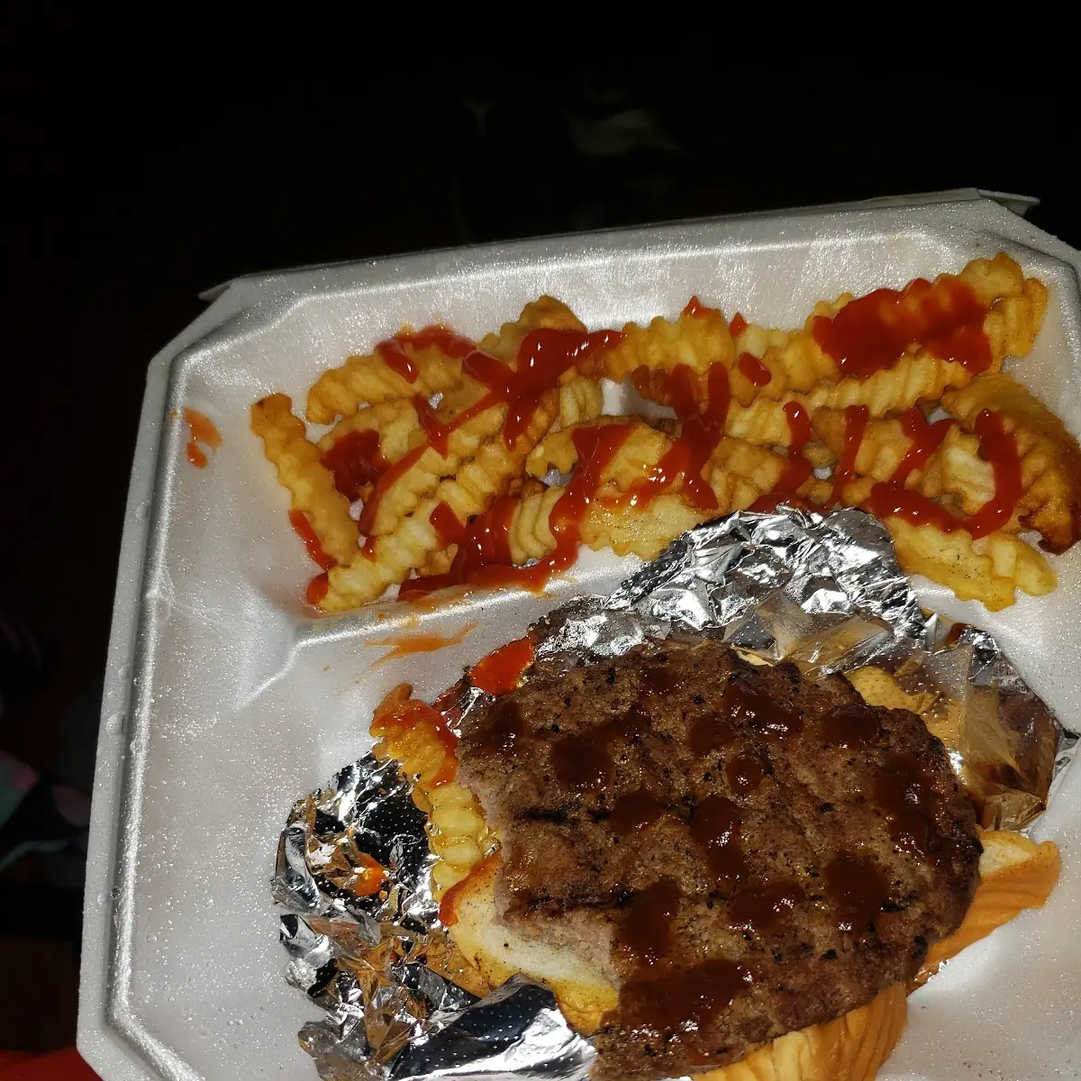 Hamburger Steak & Fries