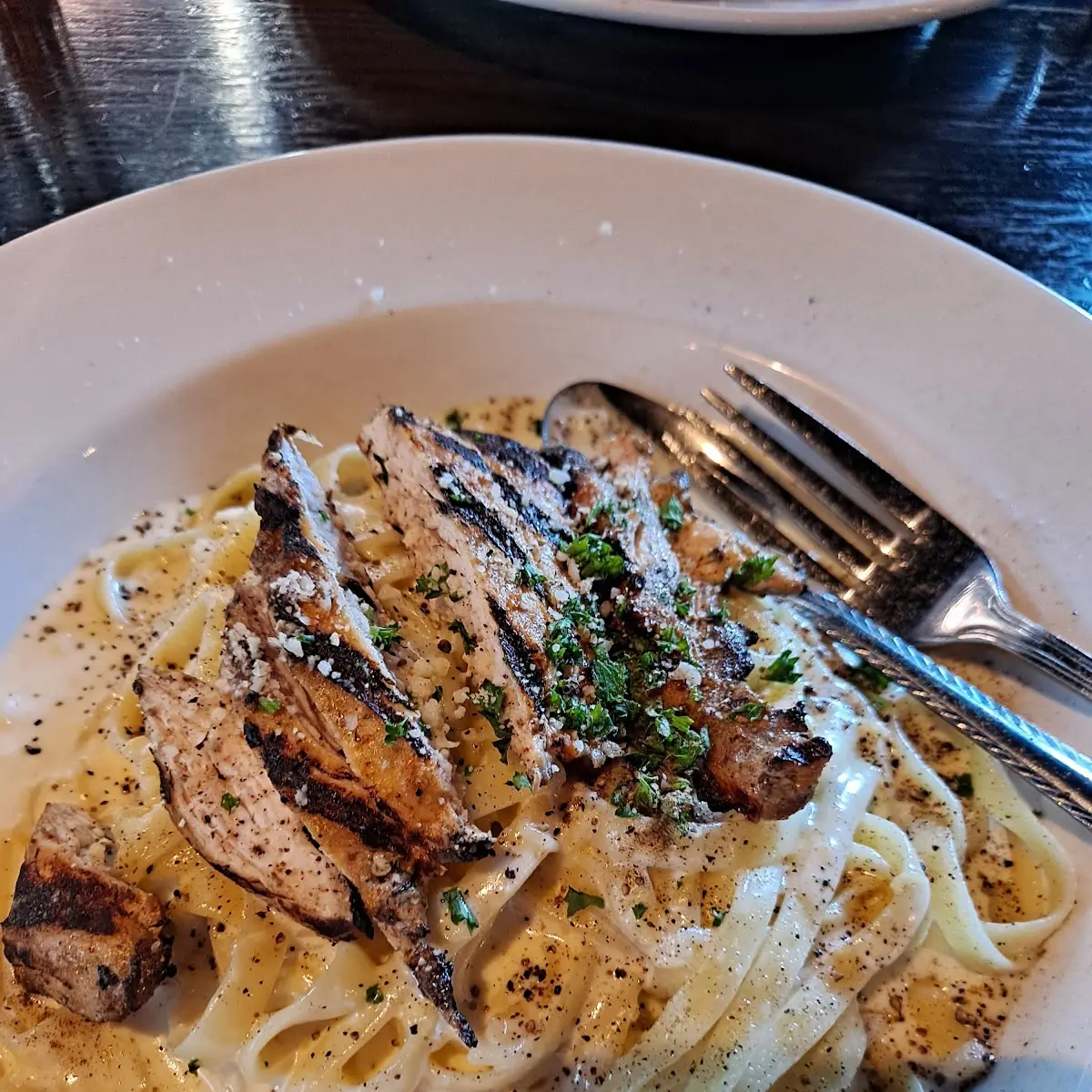 Wood Grilled Chicken Alfredo