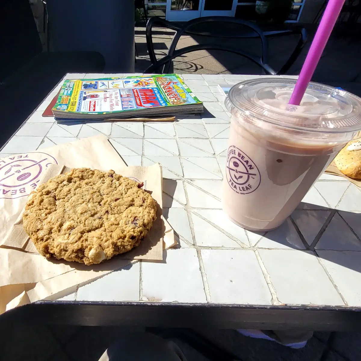 Oatmeal Cookie and Fruit Smoothie