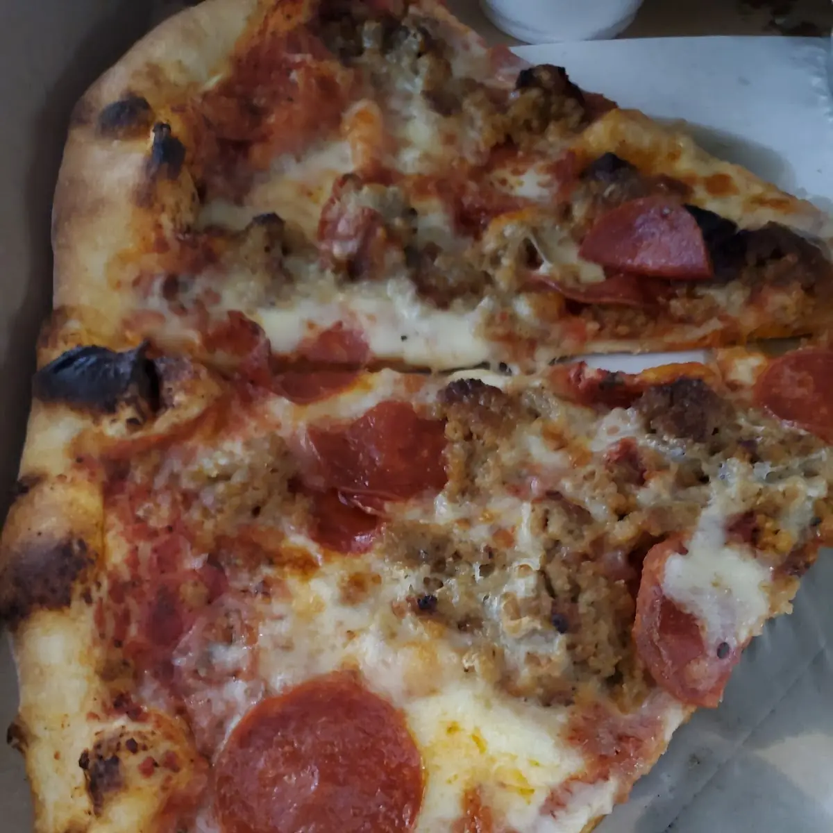Meatball and Pepperoni Pizza
