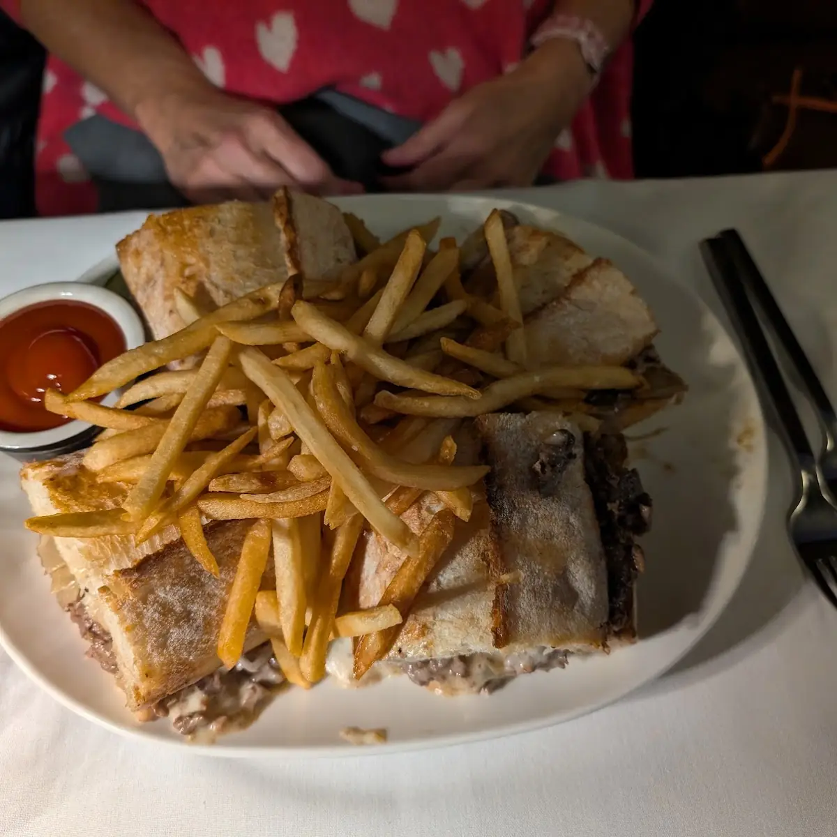 Philly Cheese Steak Sandwich