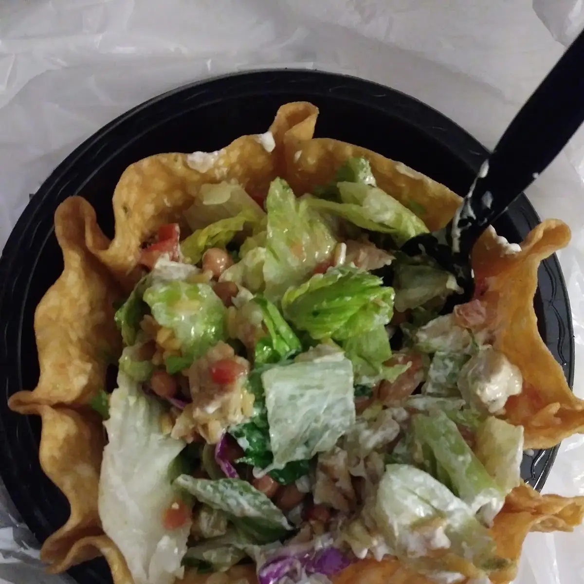 Chicken Tostada Salad