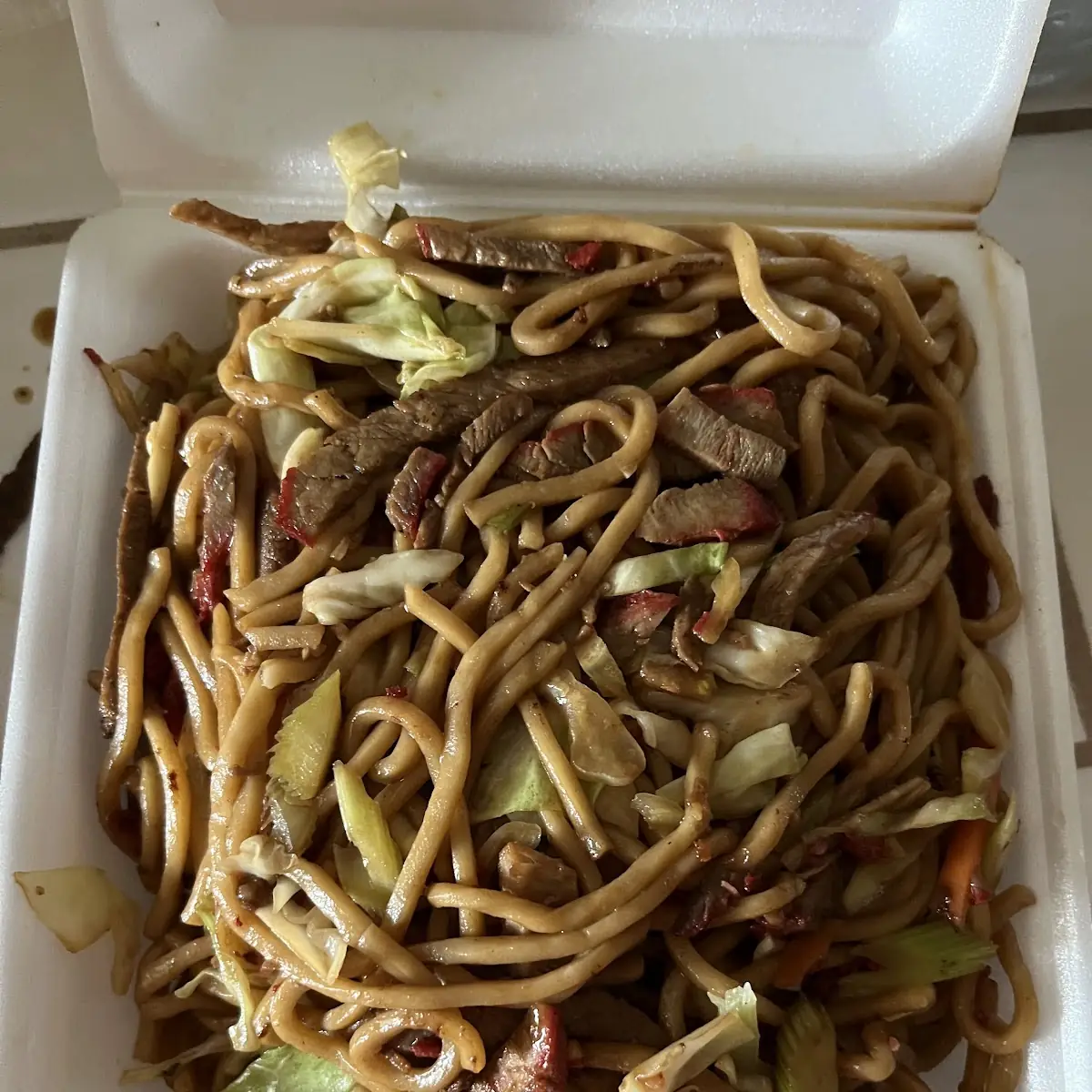 Shrimp Chicken Beef Chow Mein
