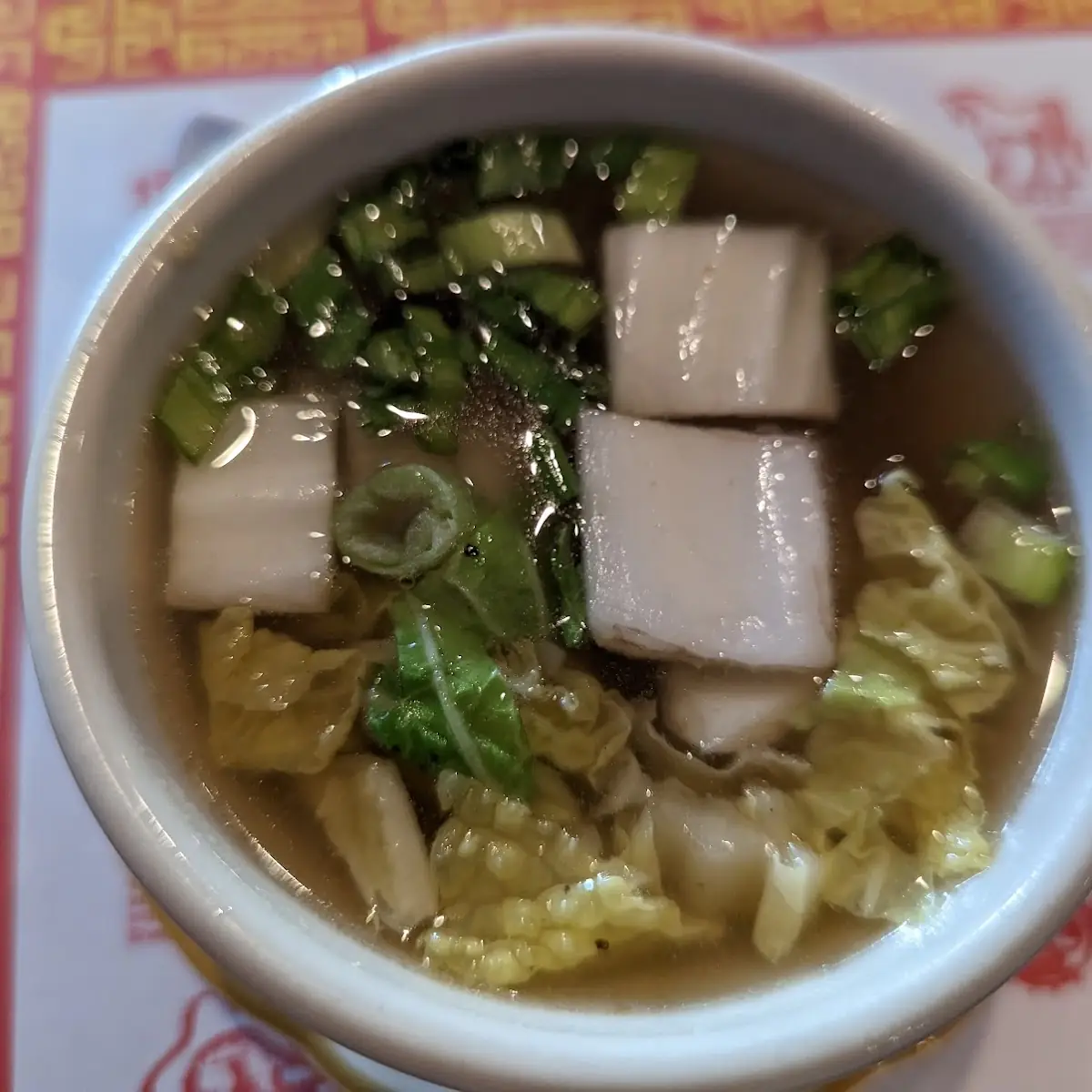 Vegetable Bean Curd Soup