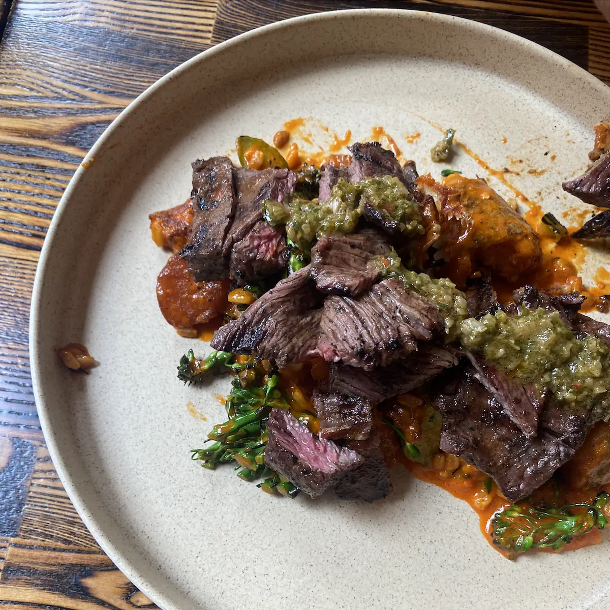 Skirt Steak Skillet