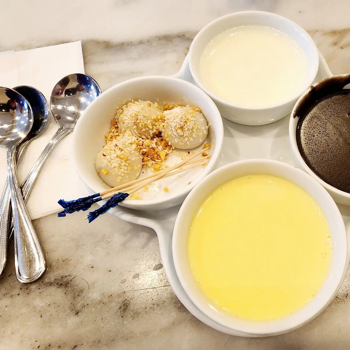 Hot Dessert Sampler Platter