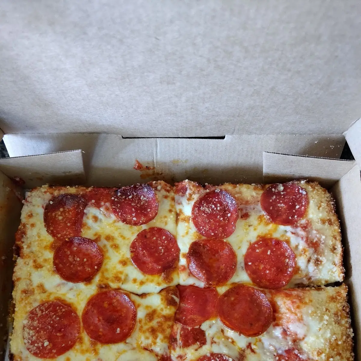Deep Dish Pepperoni Pizza