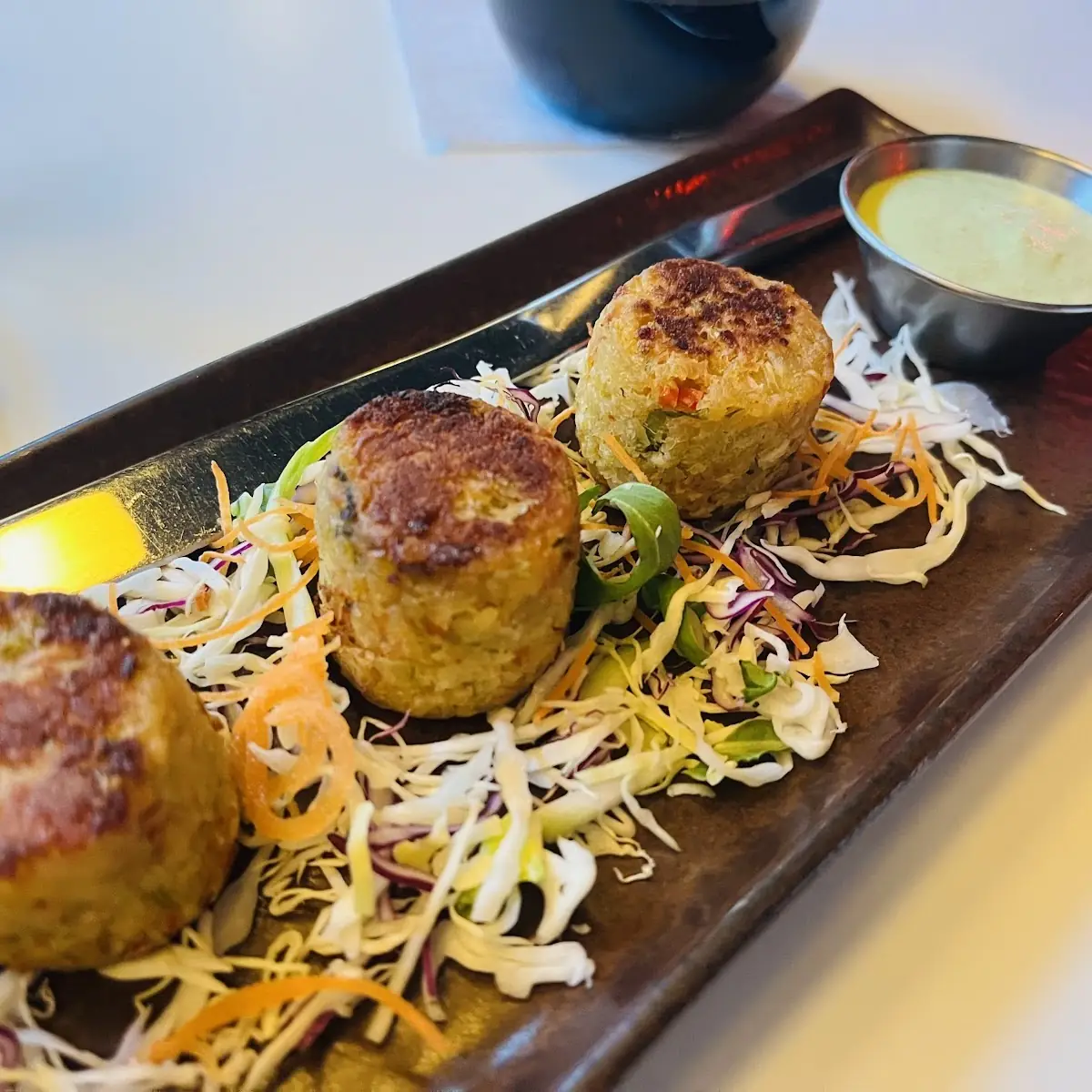 Wasabi Crab Cakes