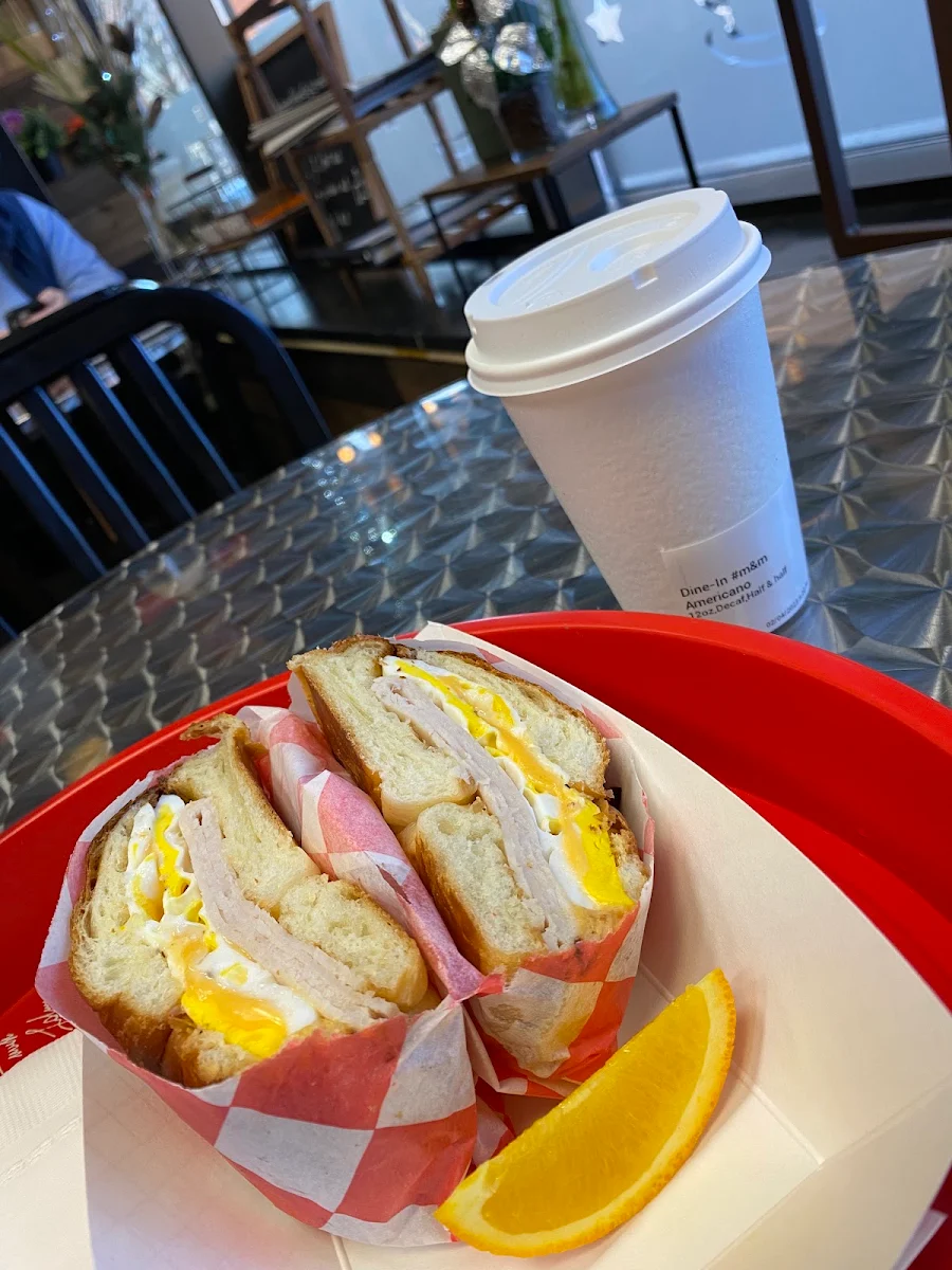 Turkey Egg & Cheese Bagel Sandwich
