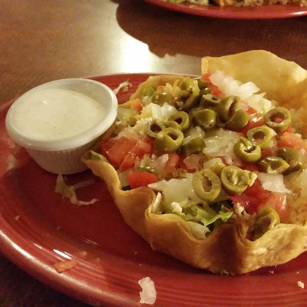 Taco Salad and Ranch