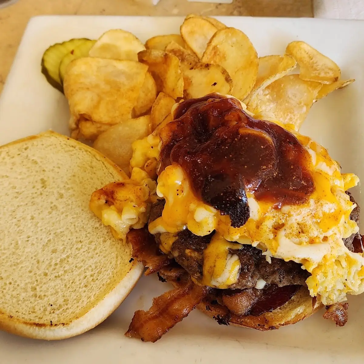 Mac and Cheese Burger