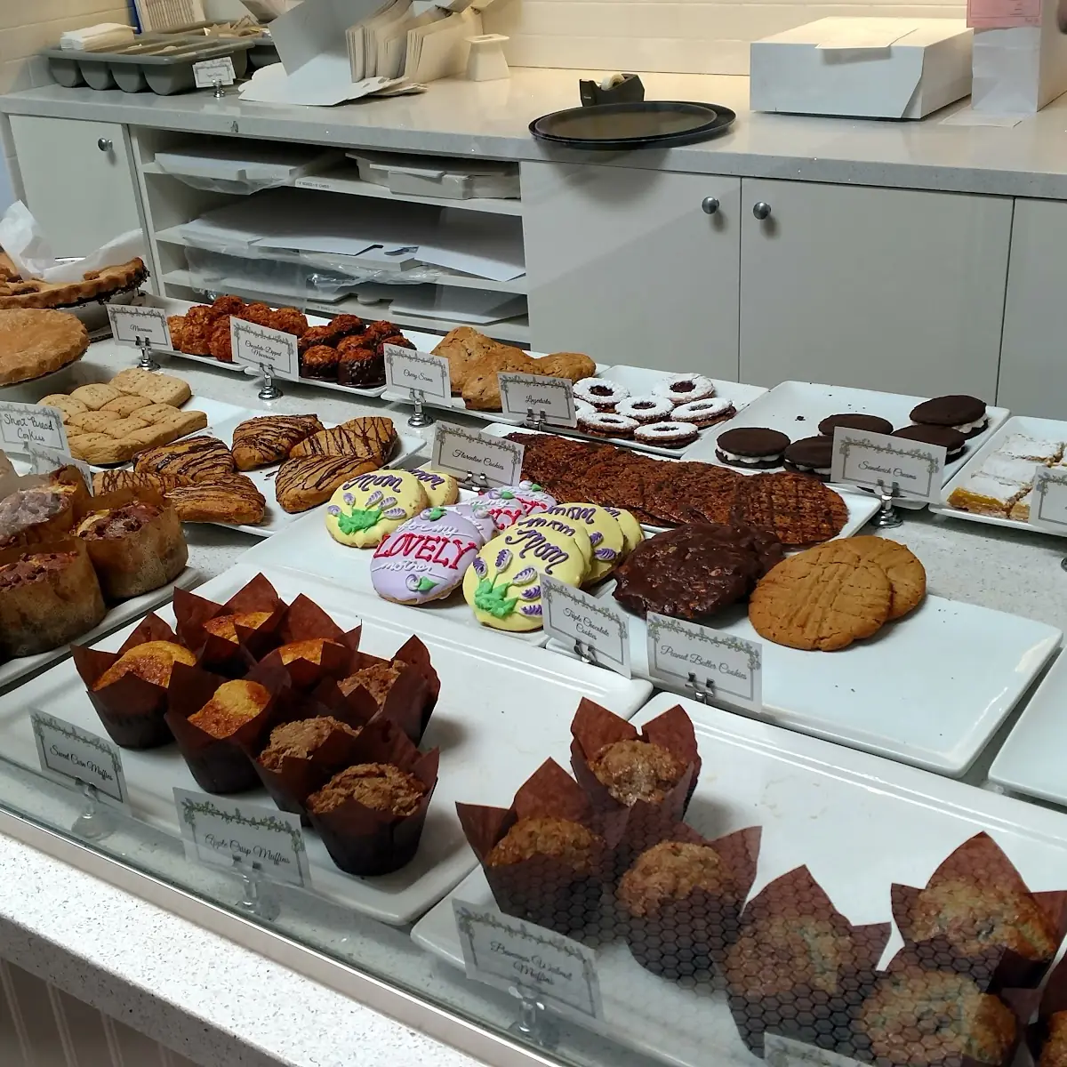 Assorted Fresh Pastries and Baked Goods