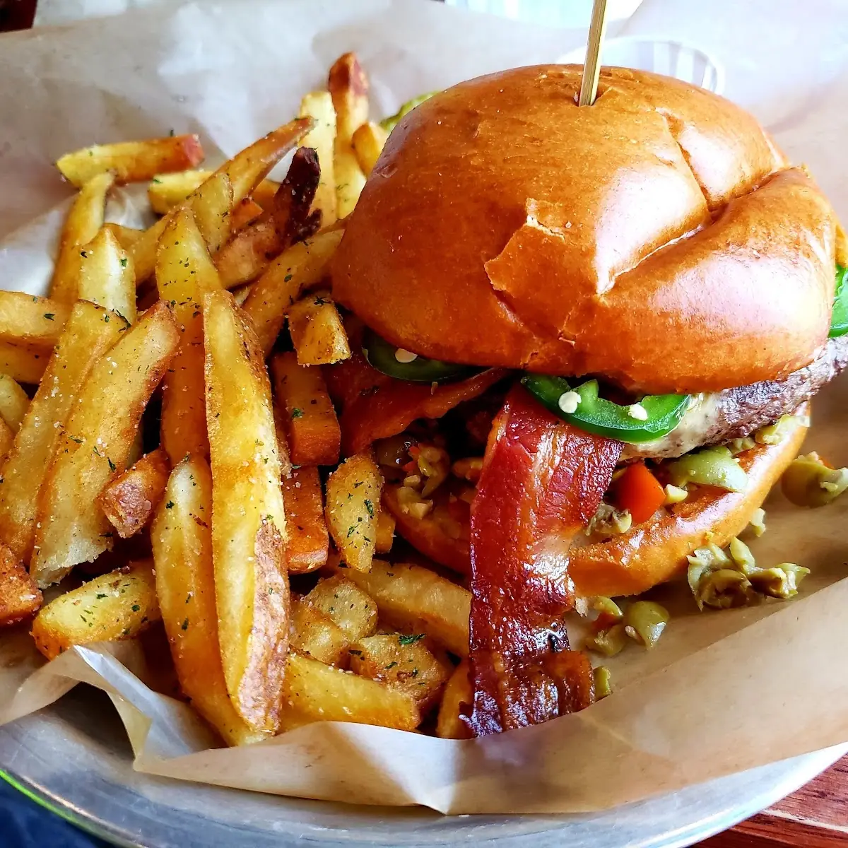 Bacon Cheddar Burger