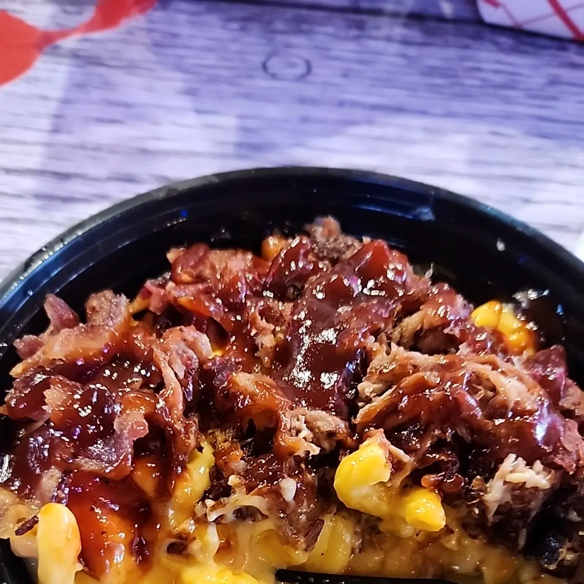 Mac and Cheese Bowl with Pulled Pork