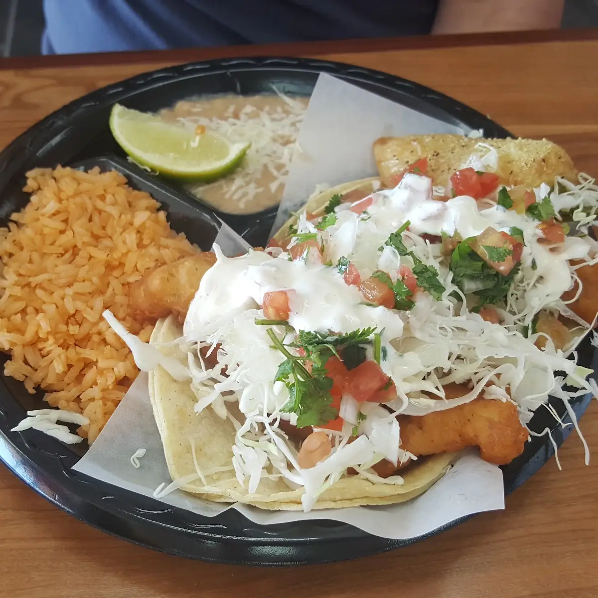 Fish Tacos Combo Plate