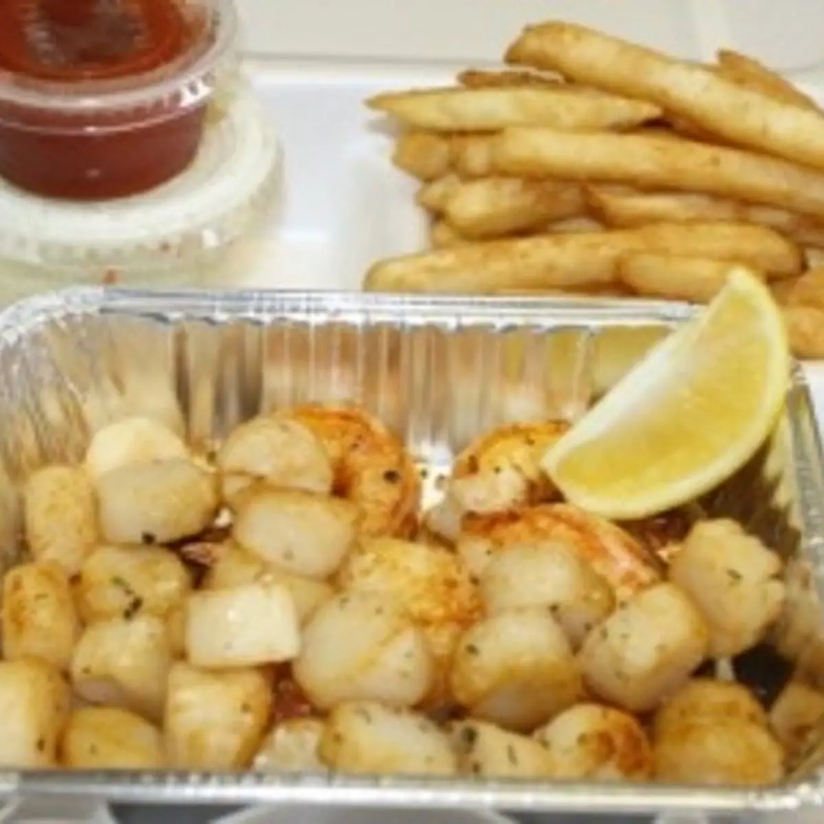 Fried Scallops Per lb
