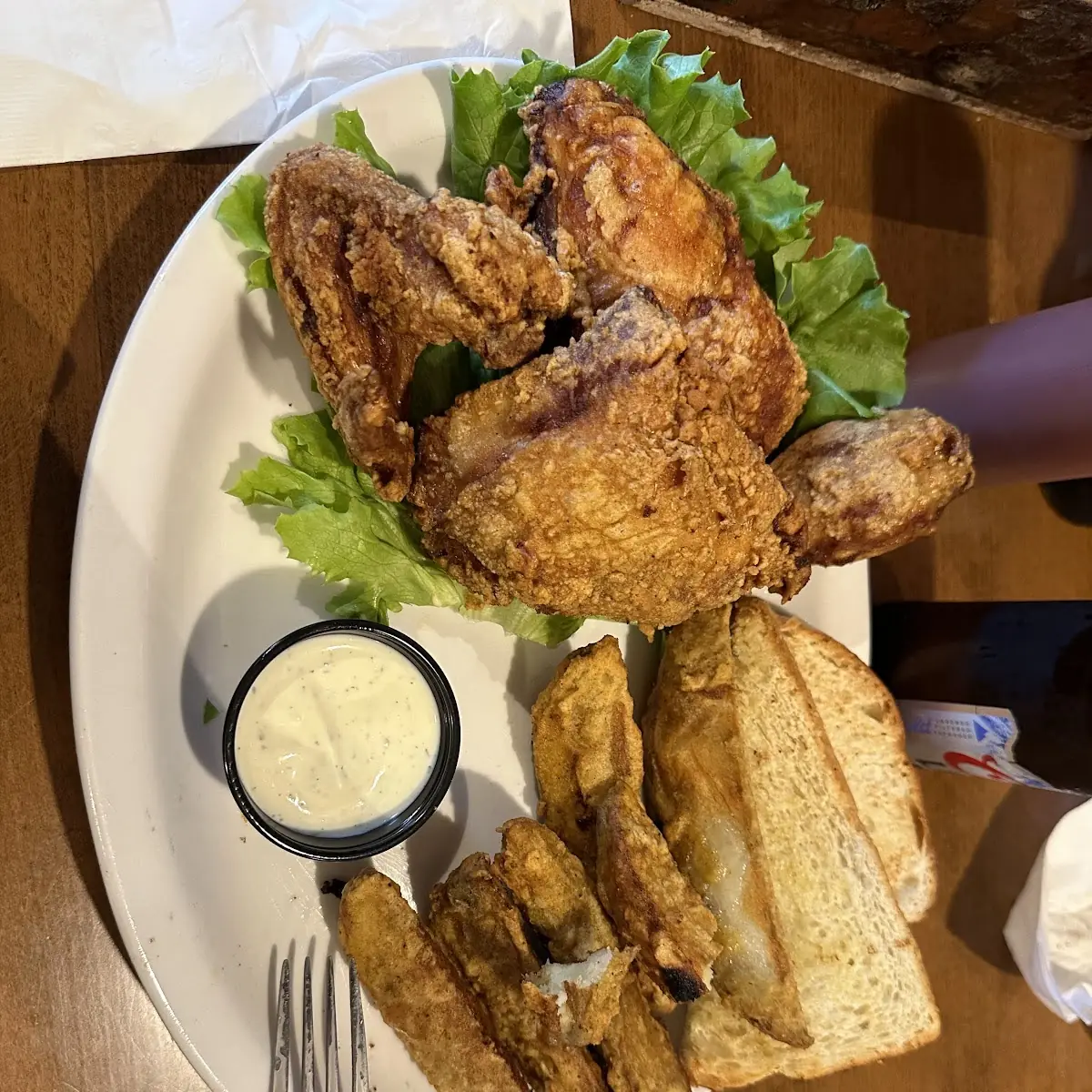 Fried Chicken and French Fries