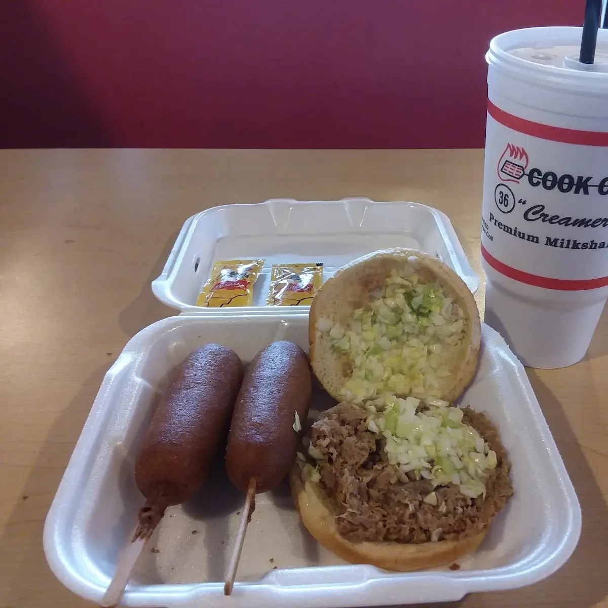 Corn Dog and Barbecue