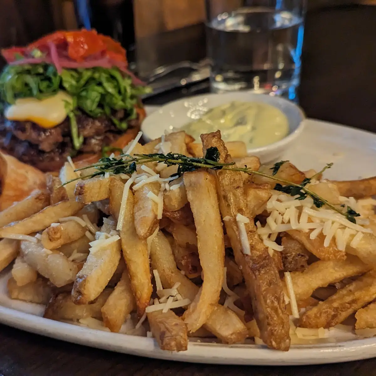 Burger and Fries
