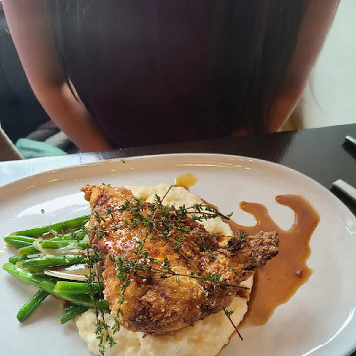 Fried Chicken with Grits