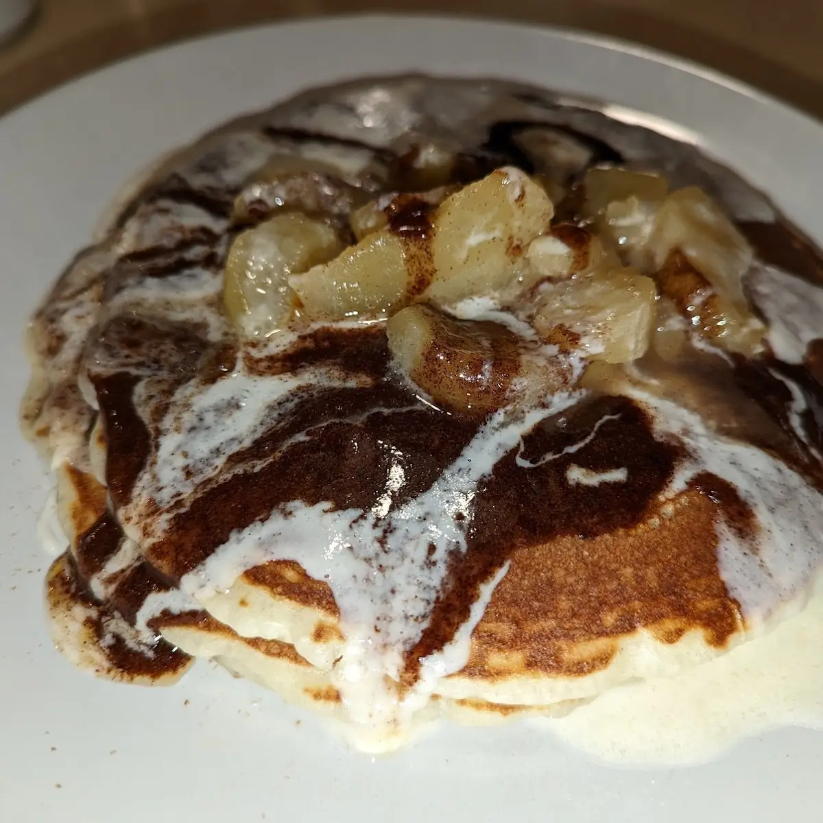 Cinnamon Apple Pancakes