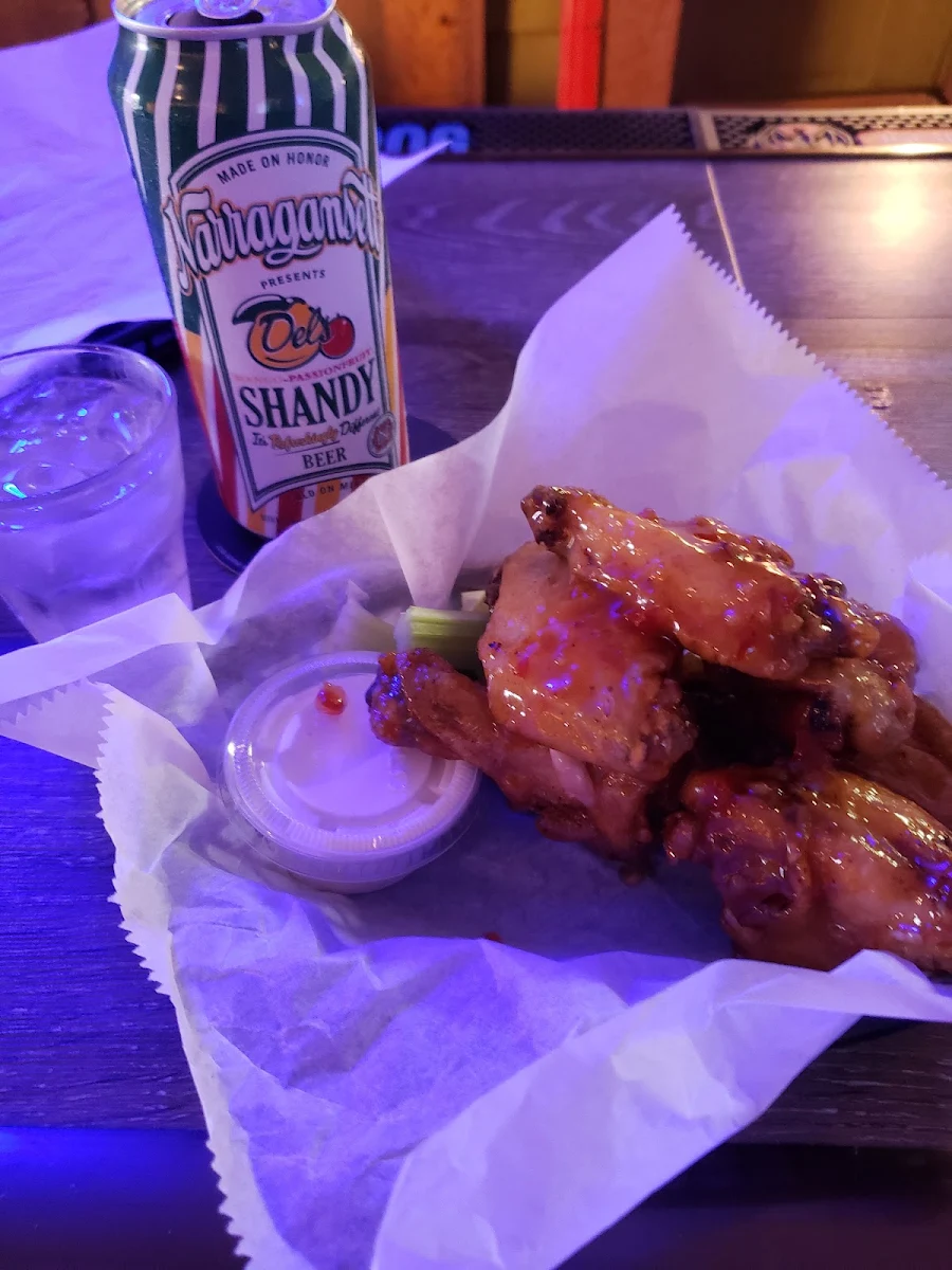 Wings with Homemade Blue Cheese Dressing