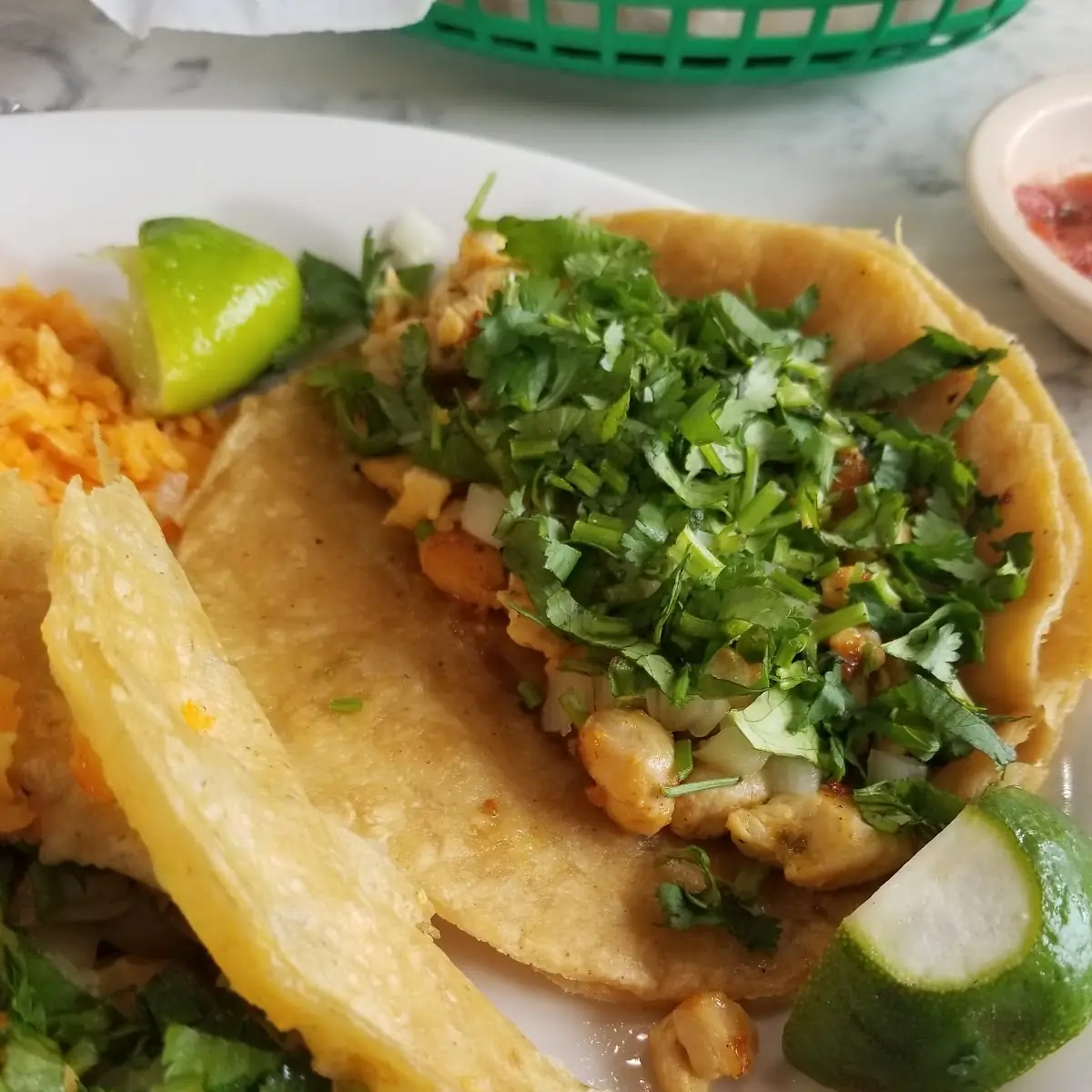 Chicken Taco Plate