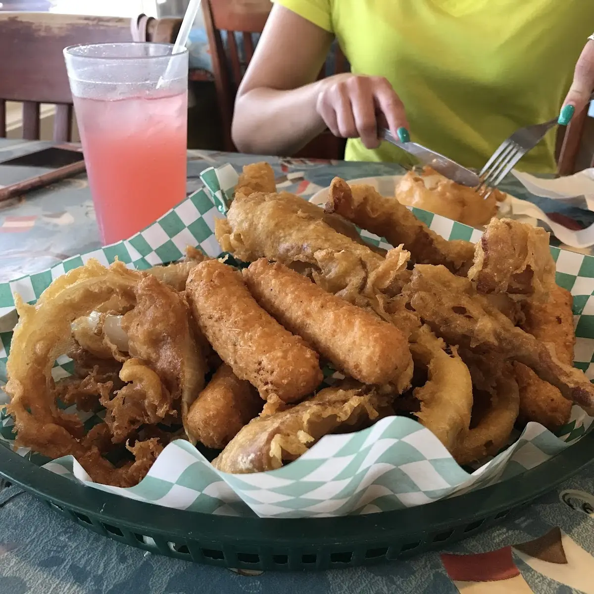 Onion Rings Mozzarella Sticks