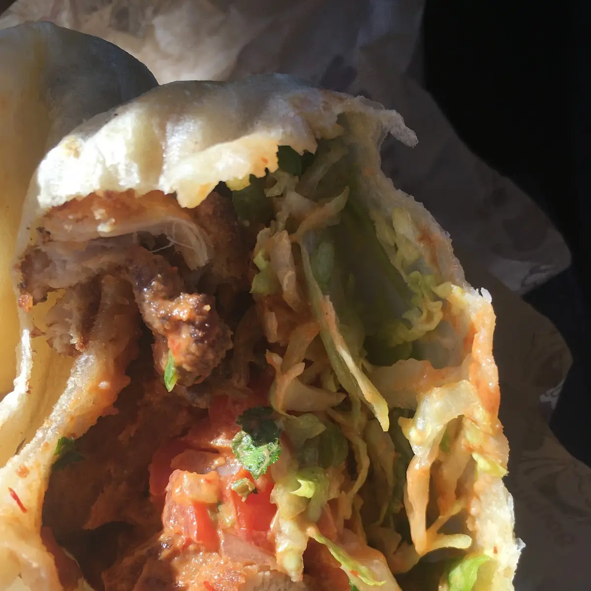 Crispy Chicken Burrito