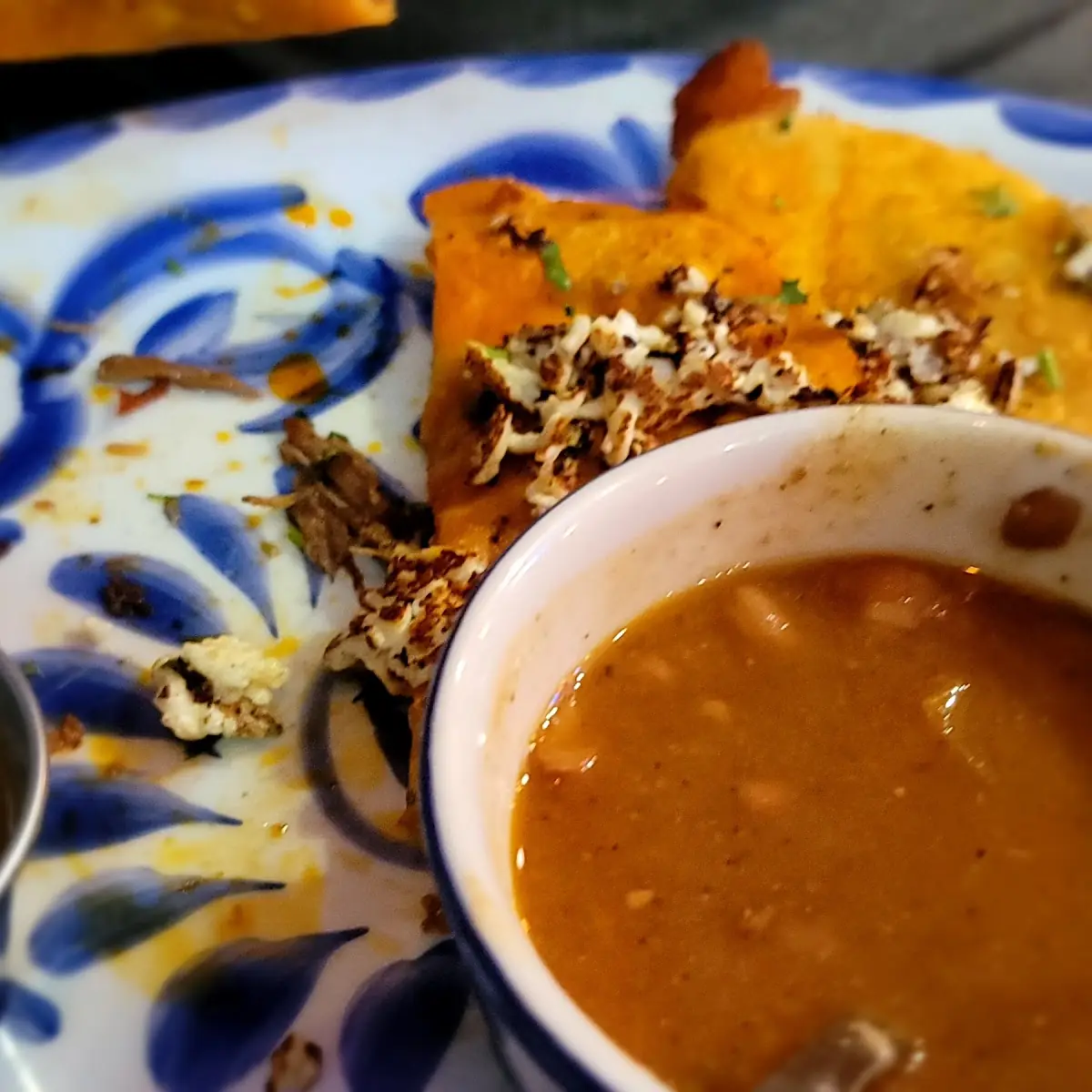 (1) soft taco shredded taco