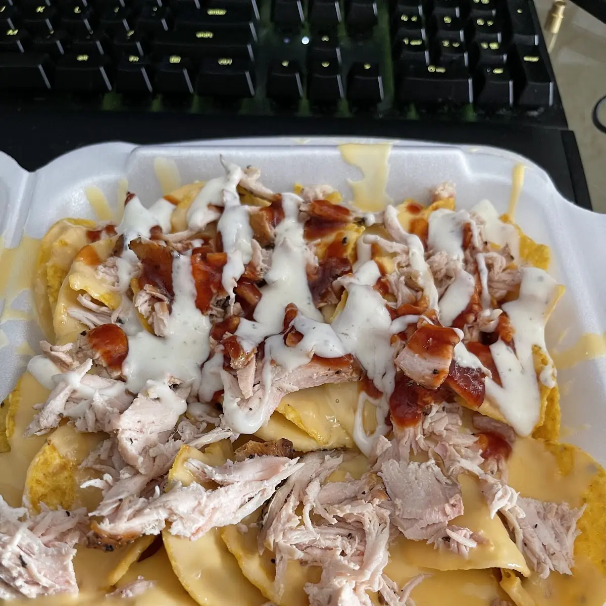 BBQ Chicken Nachos