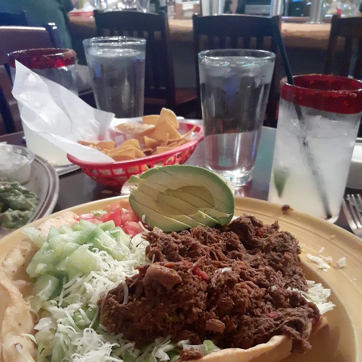 Shredded Beef Taco Salad